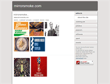 Tablet Screenshot of mirrorsmoke.com